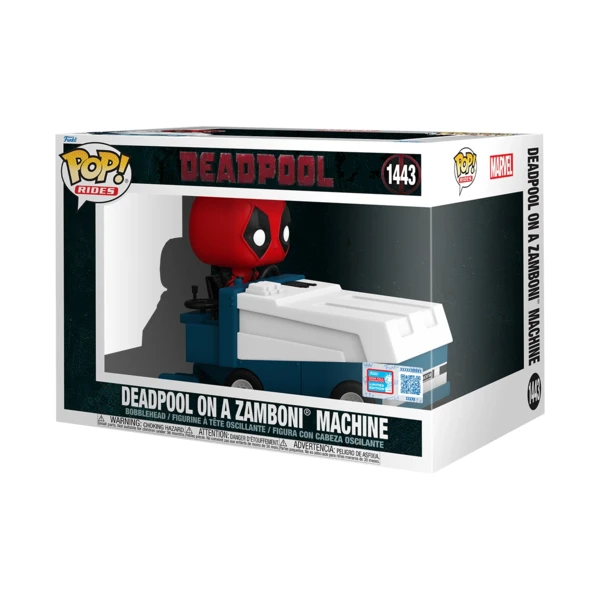 Funko Pop! RIDE Deadpool On A Zamboni Machine (Octane5 sticker)