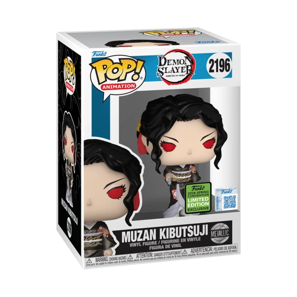 Funko Pop! Muzan Kibutsuji Metallic, 2196, Demon Slayer