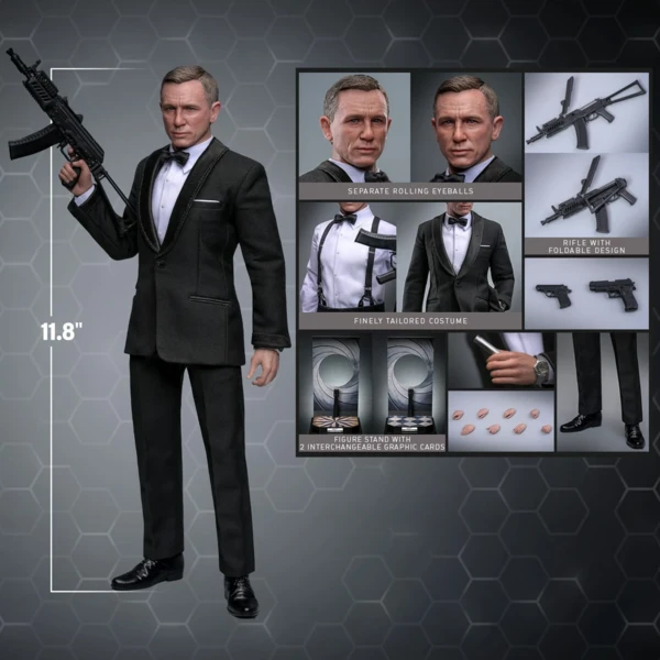 Hot Toys James Bond: No Time To Die - James Bond (Daniel Craig) (Deluxe)