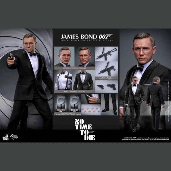 Hot Toys James Bond: No Time To Die - James Bond (Daniel Craig) (Deluxe)