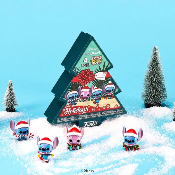 Funko Pop! Holiday Lilo & Stitch 4-Pack, Disney