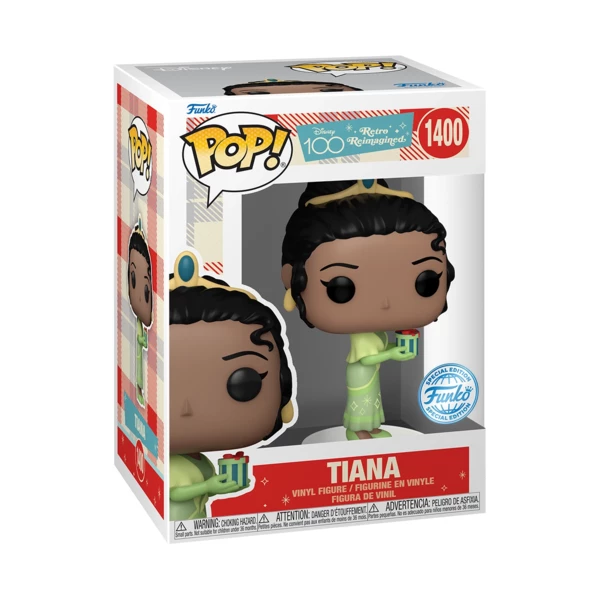 Funko Pop! Tiana, Disney100: Retro Reimagined
