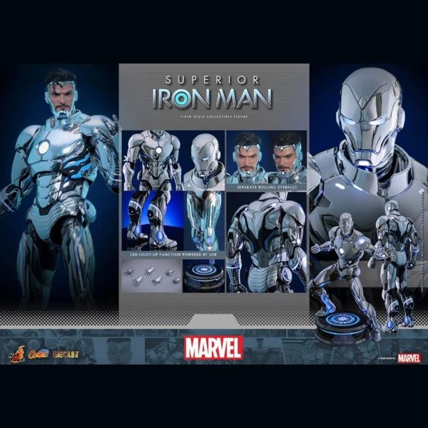 Hot Toys Iron Man - Superior Iron Man (Diecast)