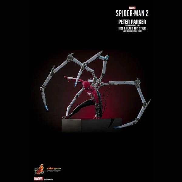 Hot Toys Peter Parker (Advanced Suit 2.0) (Red and Black Suit Style), Marvel's Spider-Man 2