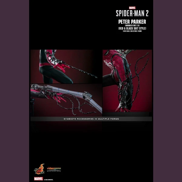 Hot Toys Peter Parker (Advanced Suit 2.0) (Red and Black Suit Style), Marvel's Spider-Man 2