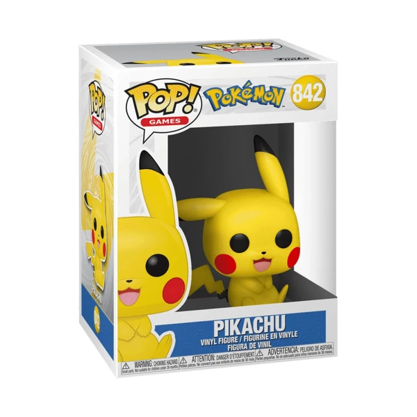 Funko Pop! Pikachu Sitting Pokémon Pop! Vinyl Figure, Pokemon