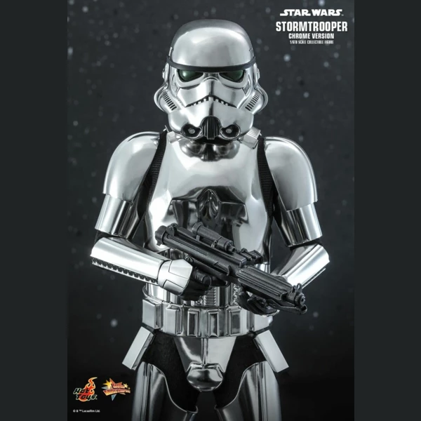 Hot Toys Stormtrooper (Chrome Version) Collectible Figure, Star Wars