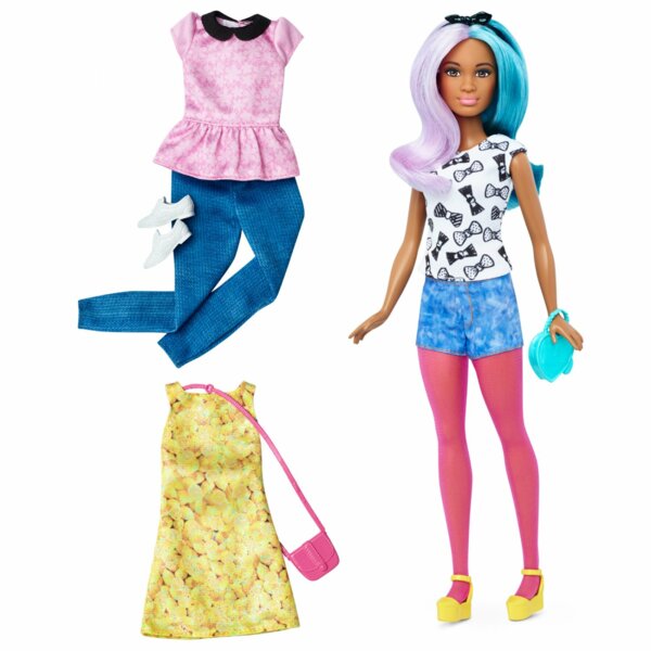 Barbie Fashionistas №042 – Blue Violet Doll & Fashions – Petite 