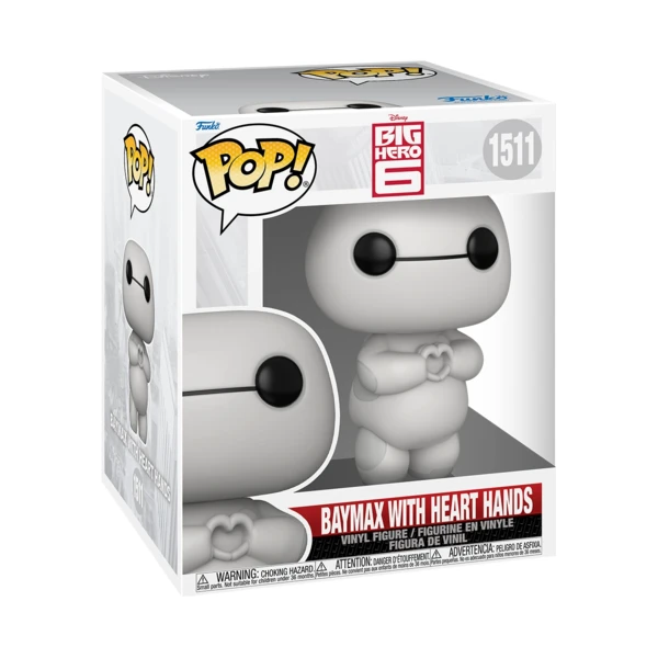 Funko Pop! SUPER Baymax With Hearts Hands, Big Hero 6