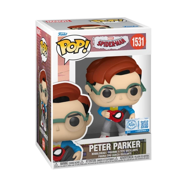 Funko Pop! Peter Parker,  Your Friendly Neighborhood Spider-Man