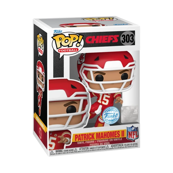 Funko Pop! Patrick Mahomes II (Red And Gold), NFL: Chiefs