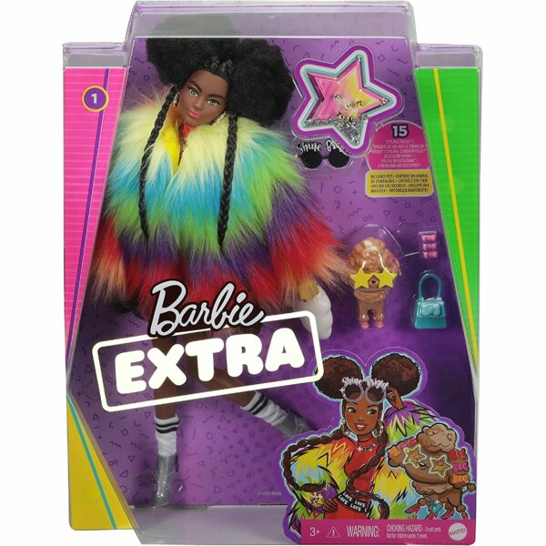 Barbie Extra Doll #1 with Afro-Puffs