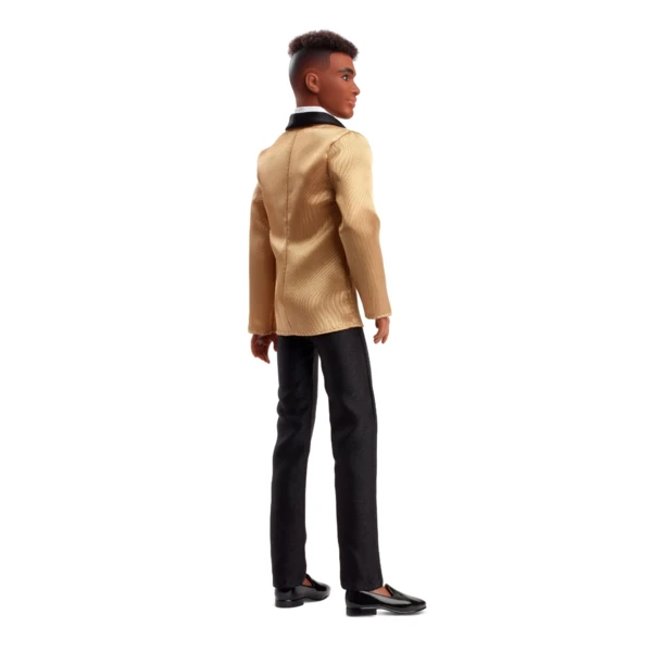 Barbie 2025 Holiday Ken, Dark Brown Curly Hair, Holiday Barbie