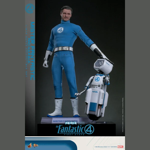 Hot Toys The Fantastic Four: First Steps - Mr. Fantastic & HERBIE (Deluxe)