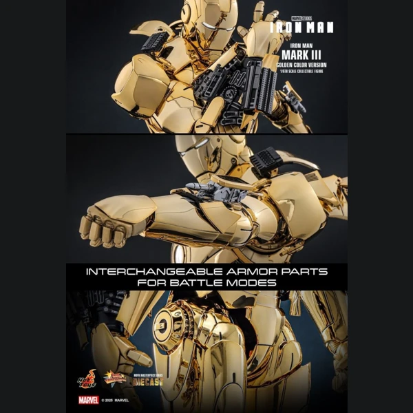 Hot Toys Iron Man Mark III (Golden Color Version)