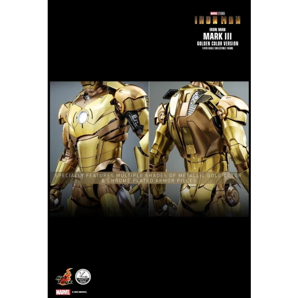 Hot Toys Iron Man Mark III (Golden Color Version)