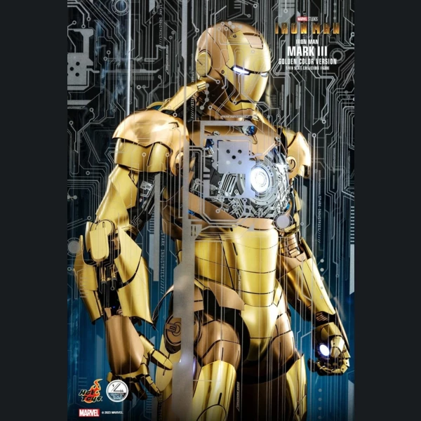 Hot Toys Iron Man Mark III (Golden Color Version)