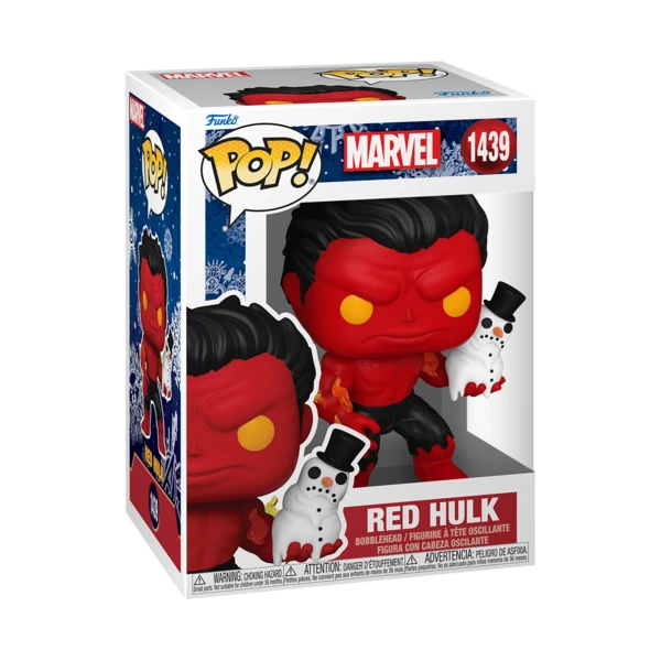 Funko Pop! Red Hulk (Holiday), Marvel