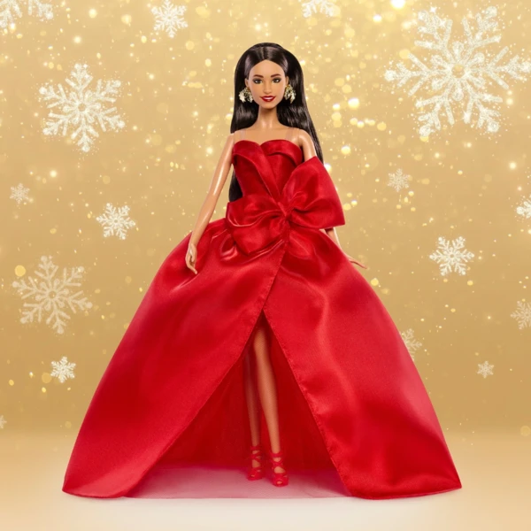 2026 Holiday Barbie with Brown Hair