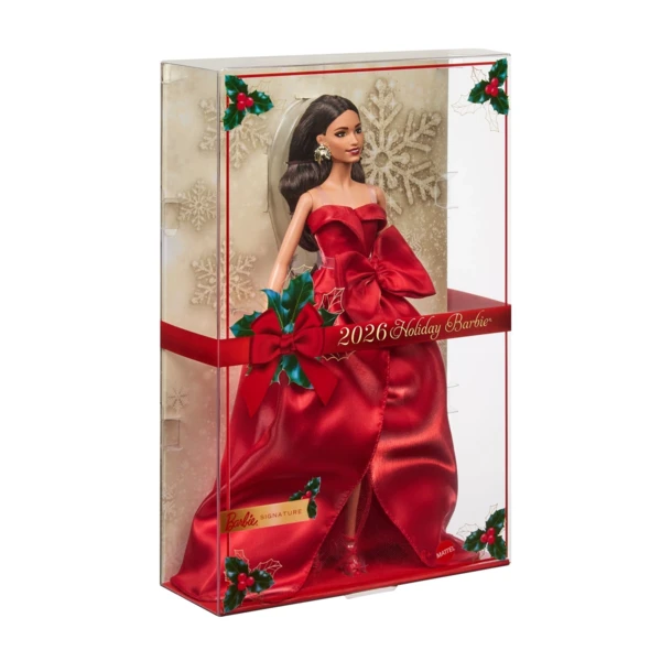 2026 Holiday Barbie with Brown Hair
