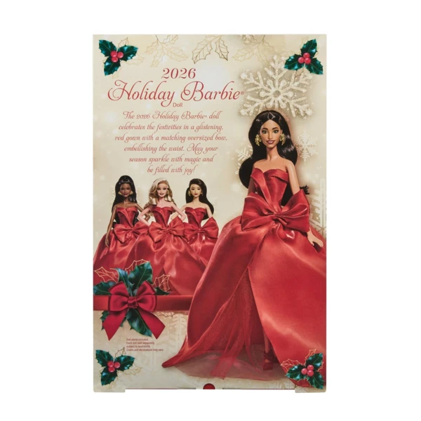 2026 Holiday Barbie with Brown Hair