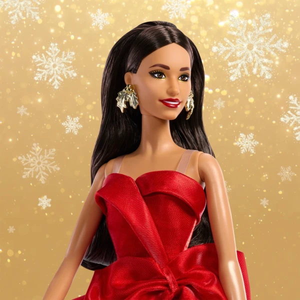 2026 Holiday Barbie with Brown Hair