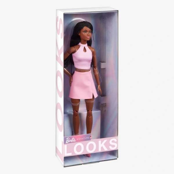 Barbie Looks Original #21, Long Black Hair with Braids (wave 4)