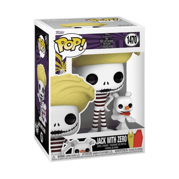 Funko Pop! Jack Skellington & Zero at the Beach, Tnbc Halloweentown Beach