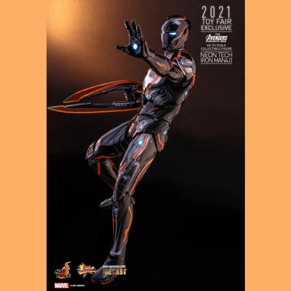 Hot Toys Neon Tech Iron Man 4.0, Avengers: Infinity War