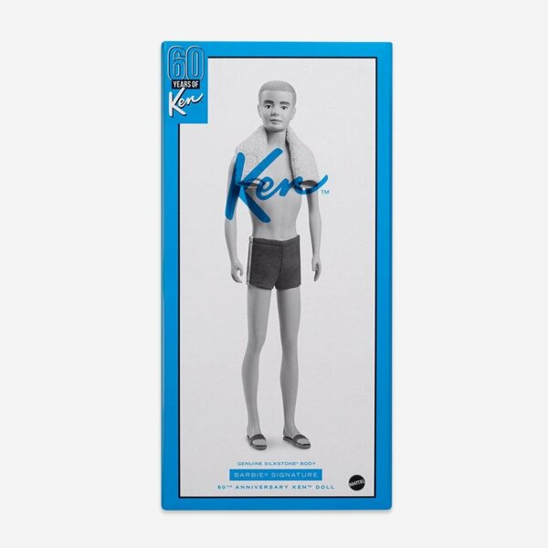 Barbie Ken, 60th Anniversary Vintage Reproduction Doll, Silkstone