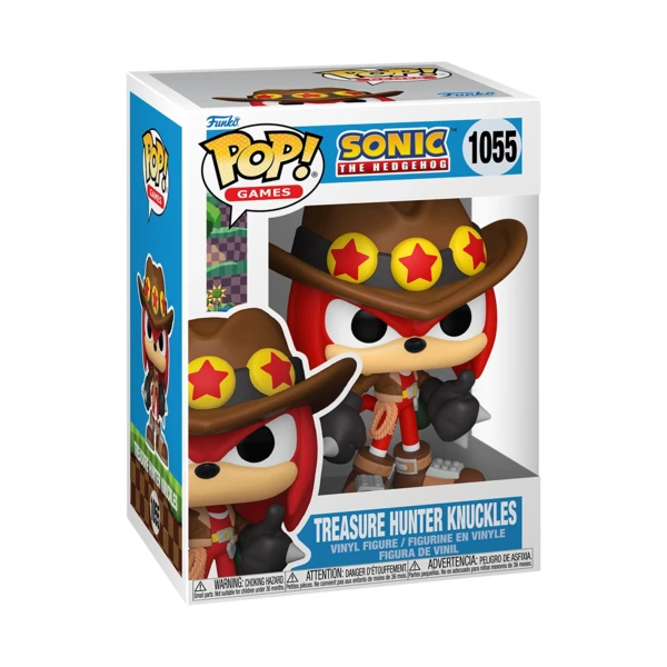 Funko Pop! Treasure Hunter Knuckles, Sonic The Hedgehog