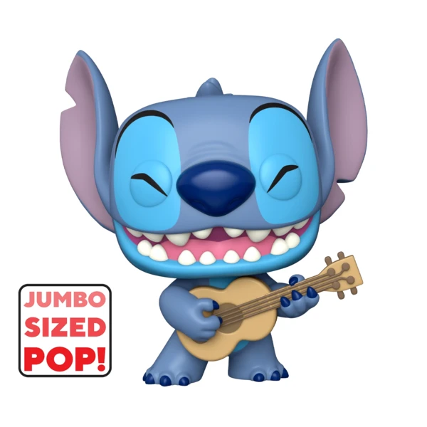 Funko Pop! JUMBO Stitch With Ukulele, Lilo And Stitch