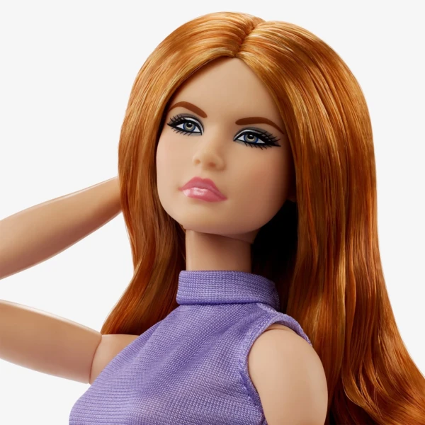 Barbie Looks Original #20, Long Red Hair and Purple dress (wave 4)