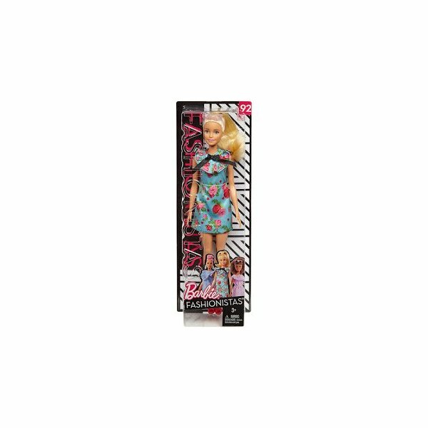 Barbie Fashionistas №092 – Teal Floral Dress 