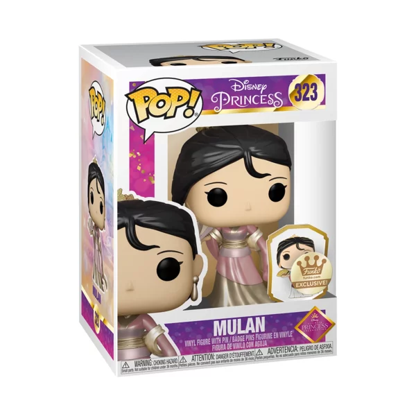 Funko Pop! Mulan (With Pin), Ultimate Princess Collection