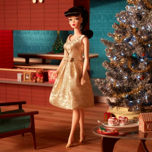 Barbie 12 Days of Christmas Doll and Accessories, Silkstone