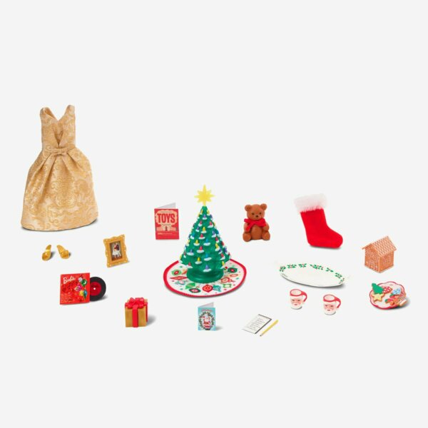 Barbie 12 Days of Christmas Doll and Accessories, Silkstone