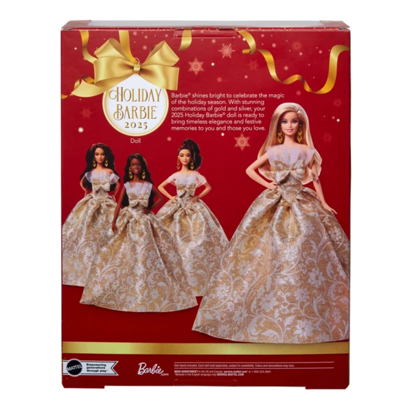 2025 Holiday Barbie, Blonde Hair