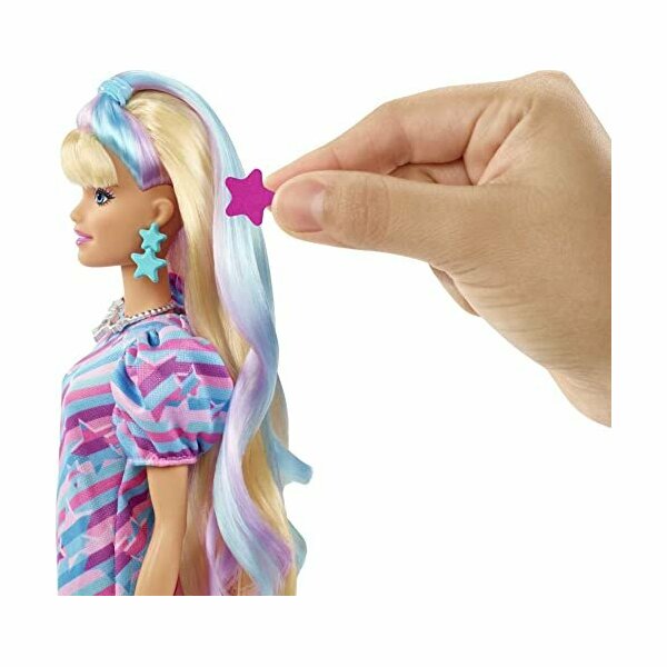 Barbie Totally Hair Doll, Star-Themed