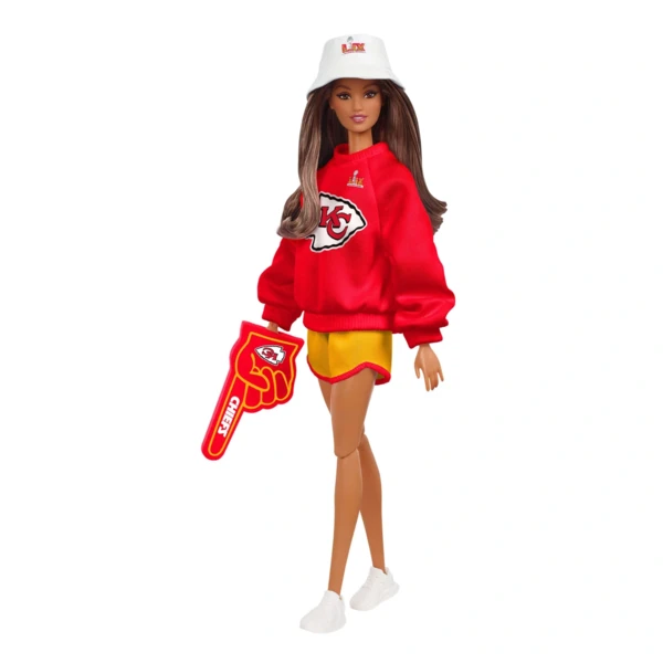 Barbie Super Bowl Chiefs Doll 2, NFL Super Bowl