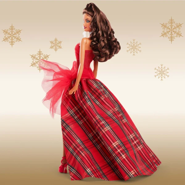 Barbie Latina, Light Brown Wavy Hair, 2024 Holiday Barbie