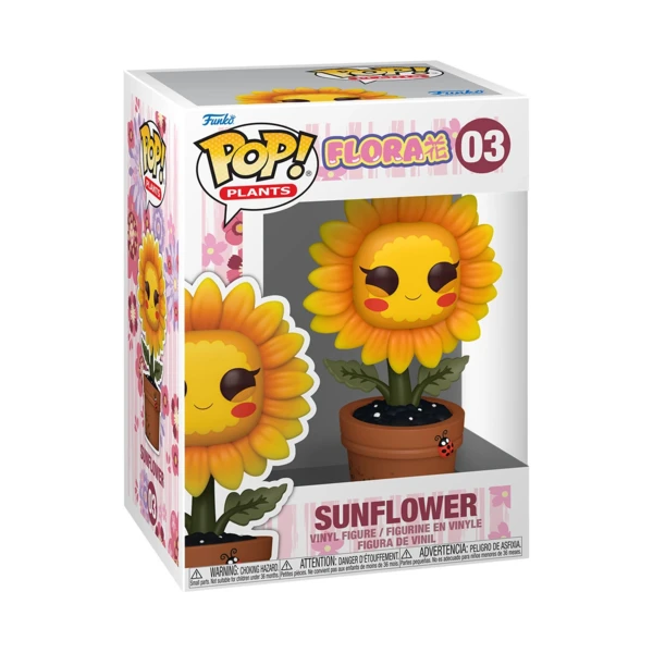 Funko Pop! Plants Sunflower Funko Flora, Kawaii Plants