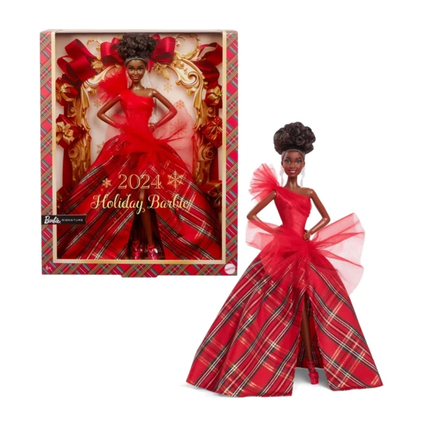 Barbie 2024 Holiday, Black Hair, 2024 Holiday Barbie