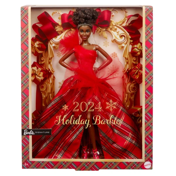 Barbie 2024 Holiday, Black Hair, 2024 Holiday Barbie