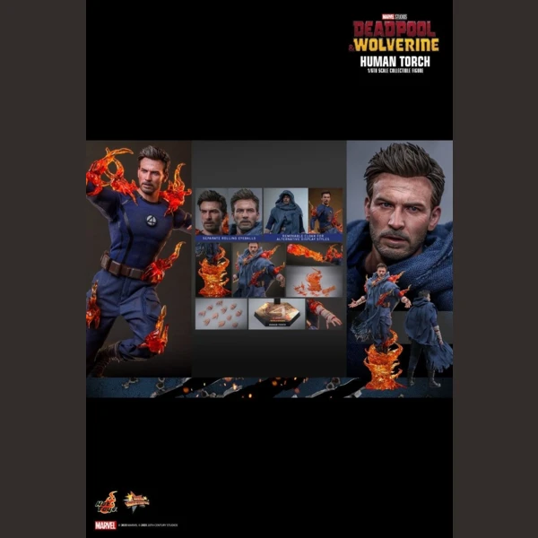 Hot Toys Human Torch, Deadpool & Wolverine