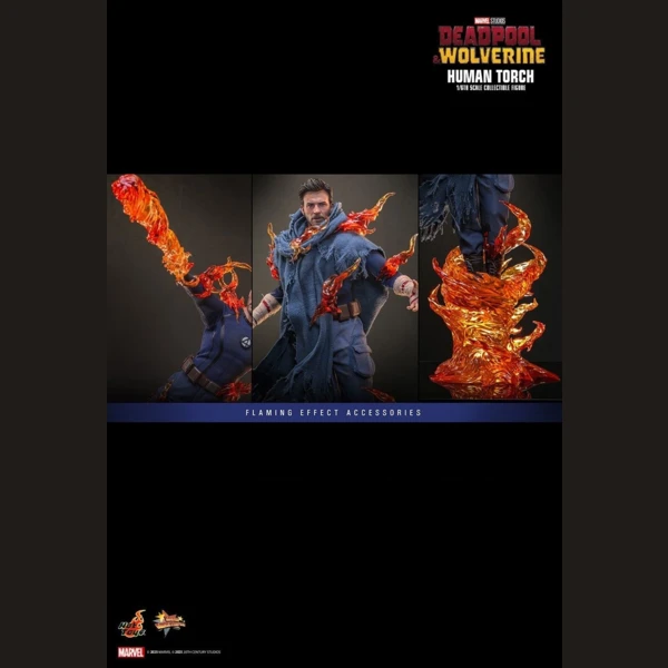 Hot Toys Human Torch, Deadpool & Wolverine