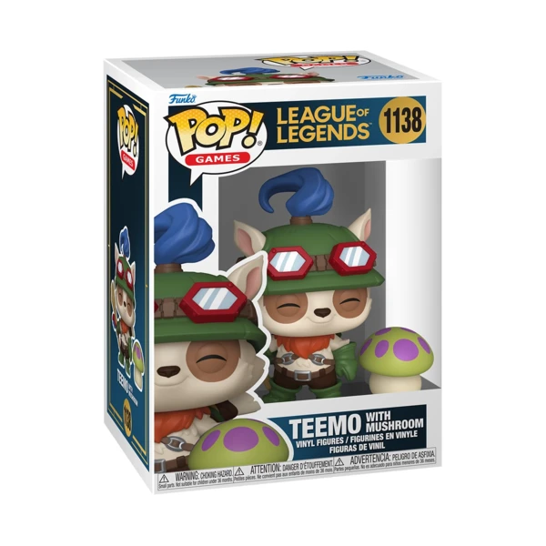 Funko Pop! Teemo With Mushroom, League Of Legends