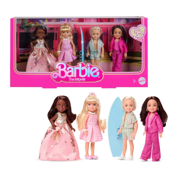 Barbie Chelsea Small Doll 4-Pack, The Movie 2023