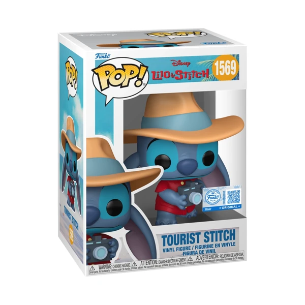 Funko Pop! Tourist Stitch, Lilo And Stitch