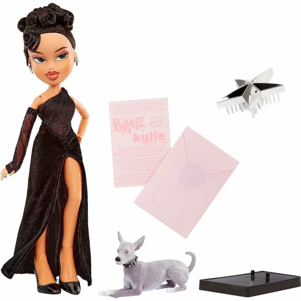 Bratz Night - with Evening Gown, Pet Dog, and Poster, Kylie Jenner